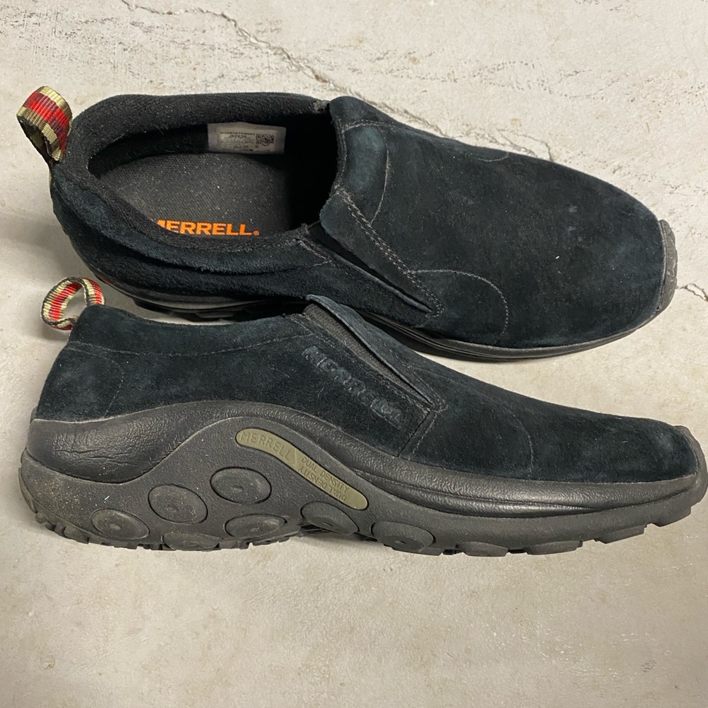 Merrell womens Dark Slip-On Loafers. Size 11